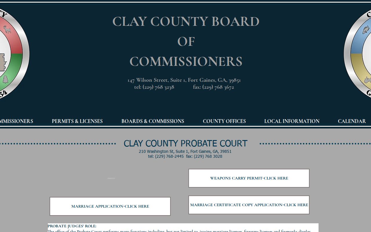 Clay County traffic warrant citation and arraignment information